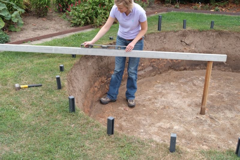 Teichrand bauen mit ECOLogics Teichrandsystem